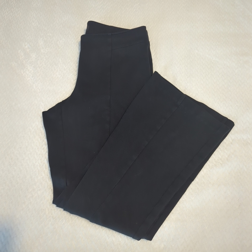 INC International Concepts Pants Black Straight Leg Spandex Women's  10 Short